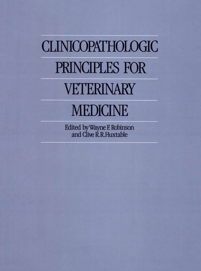 Clinicopathologic Principles for Veterinary Medicine